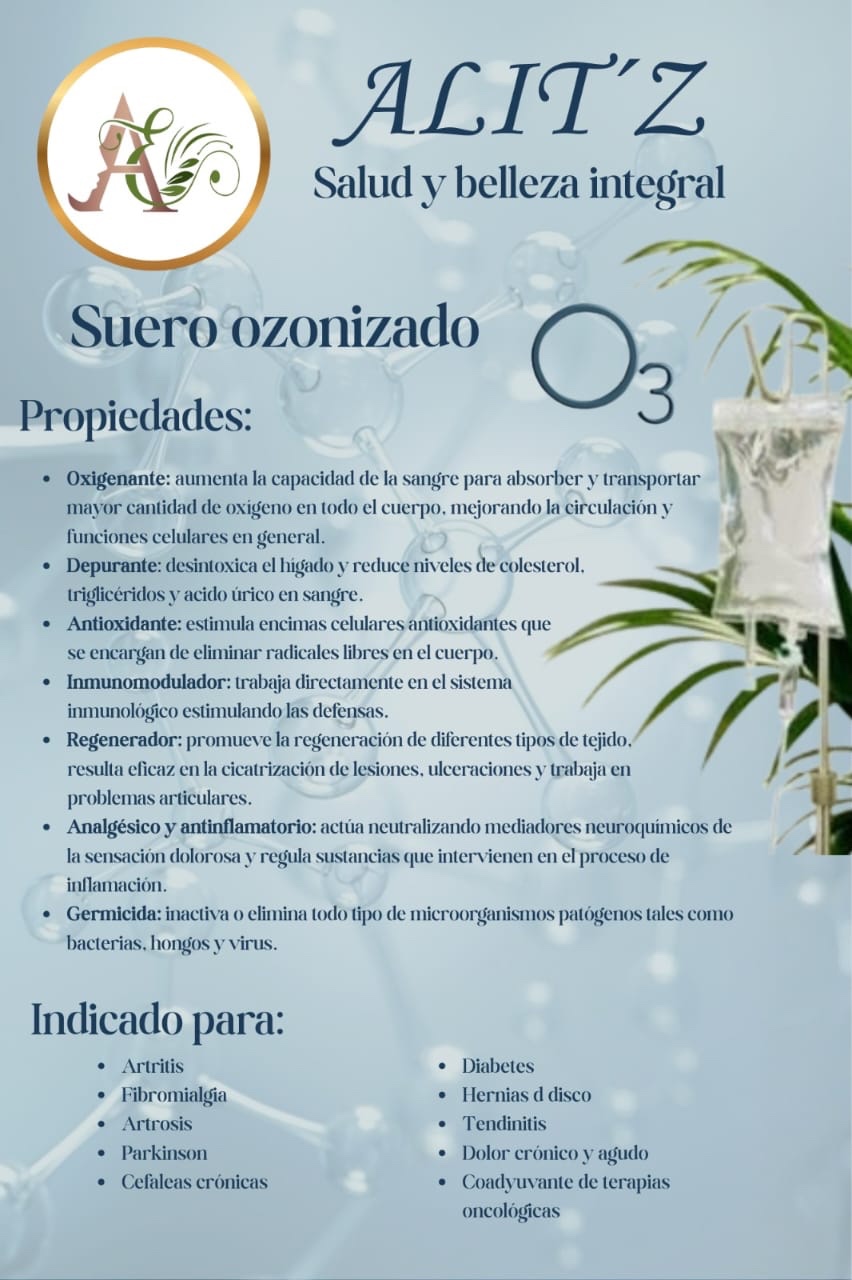 Suero ozonizado información